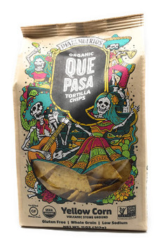 Que Pasa - Tort Chips Dia De Mrt - Case of 12 - 11 OZ Que Pasa - Tort Chips Dia De Mrt - Case of 12 - 11 OZ