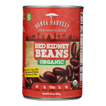 Dunya Harvest - Red Kidney Beans Can - Case of 12 - 15 OZ