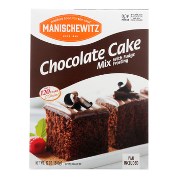 Manischewitz - Mix Cake Chocolate Kosher for Passover - Case of 12-12 OZ Manischewitz - Mix Cake Chocolate Kosher for Passover - Case of 12-12 OZ