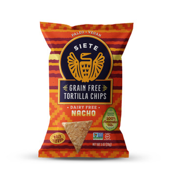 Siete - Tortilla Chips Nacho - Case of 24 - 1 OZ Siete - Tortilla Chips Nacho - Case of 24 - 1 OZ