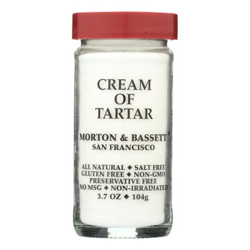 Morton & Bassett - Seasoning Cream Of Tartar - Case of 3 - 3.7 OZ