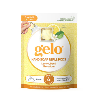 Gelo - Foam Hnd Soap Rfl Lemon Basil - 1 Each 1-40 OZ