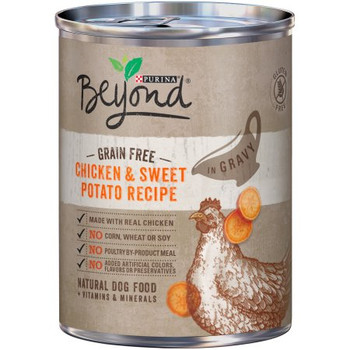 Beyond Purina - Dog Fd Can Chicken Sweet Pot - Case of 12-12.5 OZ