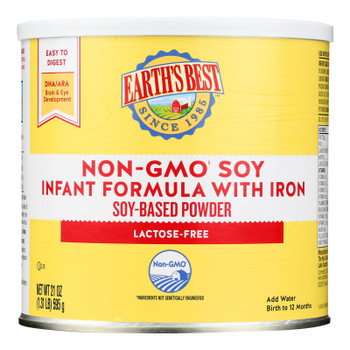 Earth's Best - Inft Form Soy W/iron - Case of 4-21 OZ Earth's Best - Inft Form Soy W/iron - Case of 4-21 OZ