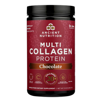 Ancient Nutrition - Cllgn Multi Chocolate Protein - 1 Each 1-10.0 OZ