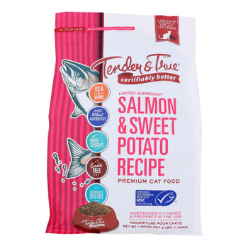 Tender & True - Cat Food Slmn Sweet Pot - Case of 6 - 3.00 LB Tender & True - Cat Food Slmn Sweet Pot - Case of 6 - 3.00 LB
