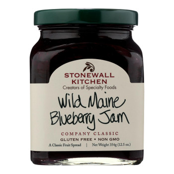 Stonewall Kitchen Wild Maine Blueberry Jam - Case of 12 - 12.5 OZ Stonewall Kitchen Wild Maine Blueberry Jam - Case of 12 - 12.5 OZ
