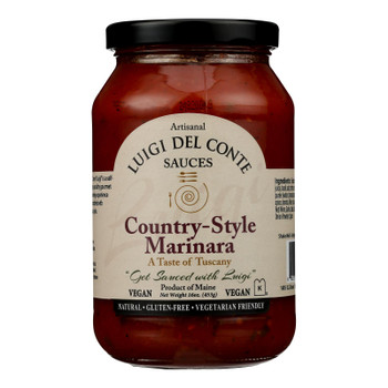 Luigi Del Conte Sauces - Sauce Marinara Cntry Styl - Case of 6 - 16 OZ Luigi Del Conte Sauces - Sauce Marinara Cntry Styl - Case of 6 - 16 OZ