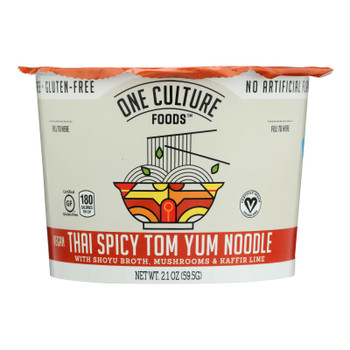One Culture Foods - Ndle Cup Thai Spicy Tomyum - Case of 8-1.9 OZ
