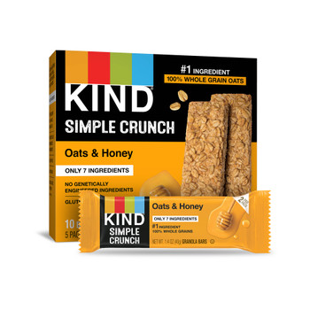 Kind - Simple Crunch Oat & Honey - Case of 8-5/1.4 OZ Kind - Simple Crunch Oat & Honey - Case of 8-5/1.4 OZ