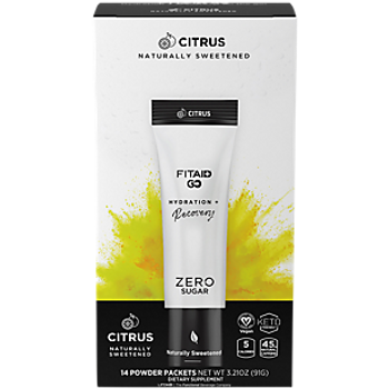 Lifeaid Beverage Company - Fitaid Go Recovr Citrus - Case of 8-14 CT