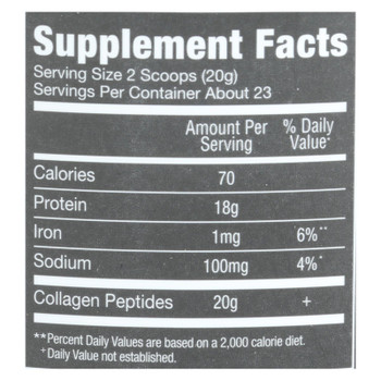 Orgain - Prot Powder Collagen Unflvd - 1 Each - 16 OZ Orgain - Prot Powder Collagen Unflvd - 1 Each - 16 OZ