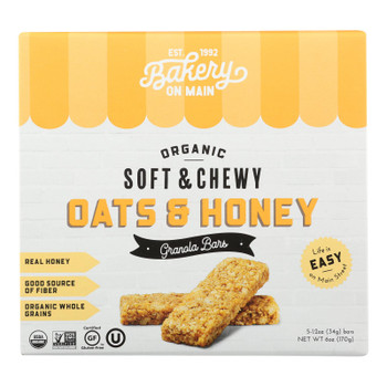 Bakery On Main - Granola Bar Oats/hny - Case of 6-5/1.2 OZ Bakery On Main - Granola Bar Oats/hny - Case of 6-5/1.2 OZ