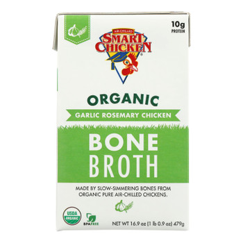 Smart Chicken - Bn Brth Grlc Rsmy Ckn - Case of 6-16.9 FZ