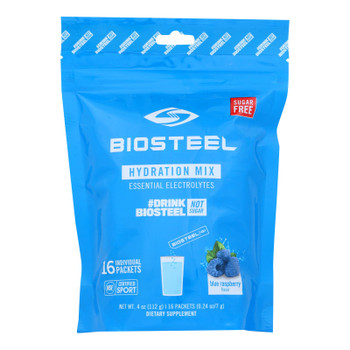 Biosteel - Elctrlyt Drink Mx Blu Raspberry - 1 Each 1-16 CT