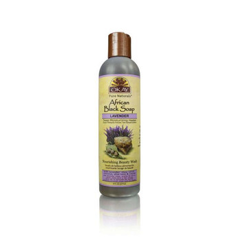 Okay Pure Naturals - Liquid Soap Afrcn Black Lavender - 1 Each 1-8 FZ