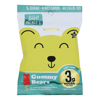 Project 7 - Gummy Bears - Case of 8-1.7 OZ Project 7 - Gummy Bears - Case of 8-1.7 OZ