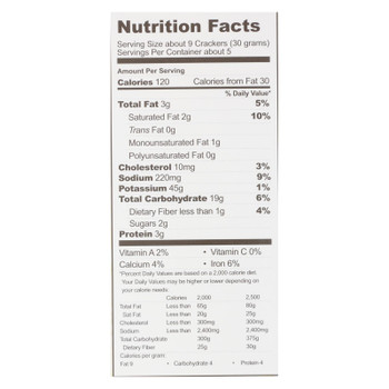 Stonewall Kitchen - Crackers Rosemary Parmesn - Case of 6 - 5 OZ Stonewall Kitchen - Crackers Rosemary Parmesn - Case of 6 - 5 OZ