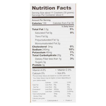 Stonewall Kitchen - Crackers Olv Oil - Case of 6 - 4.4 OZ Stonewall Kitchen - Crackers Olv Oil - Case of 6 - 4.4 OZ