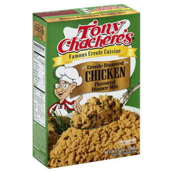 Tony Chachere's Creole Roasted Chicken Flavored Dinner Mix - Case of 12 - 7 OZ