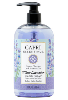 Capri Essentials - Hand Soap White Lavender - Case of 6-16 FZ Capri Essentials - Hand Soap White Lavender - Case of 6-16 FZ