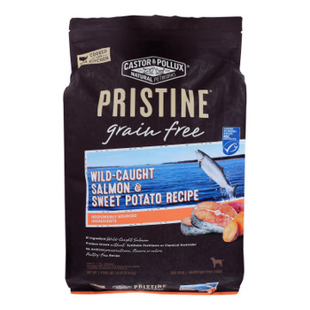 Castor & Pollux - Dg Fd Wld Slmn/swt Pot Gluten Free - Case of 1-18 LB Castor & Pollux - Dg Fd Wld Slmn/swt Pot Gluten Free - Case of 1-18 LB