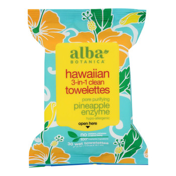 Alba Botanica - Hawaiian Towelettes 3in1 - 1 Each 1-25 CT