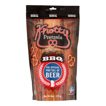 Knotty Pretzels - Pretzels Mesquite Bbq - Case of 12-8 OZ Knotty Pretzels - Pretzels Mesquite Bbq - Case of 12-8 OZ
