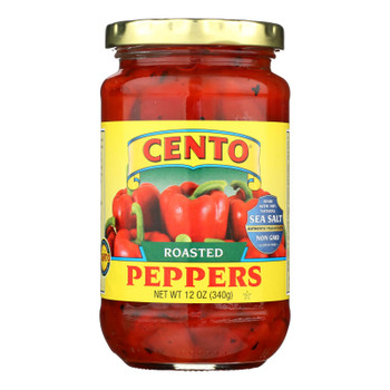 Cento Peppers, Roasted Peppers  - Case of 12 - 12 OZ Cento Peppers, Roasted Peppers  - Case of 12 - 12 OZ