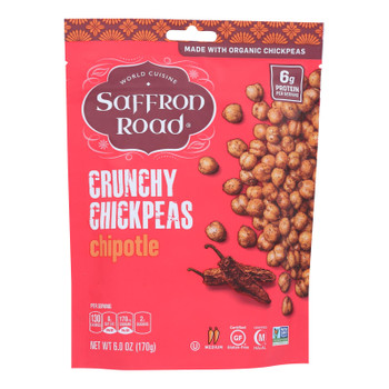 Saffron Road - Chickpea Crunchy Chipotle - Case of 6-6 OZ Saffron Road - Chickpea Crunchy Chipotle - Case of 6-6 OZ