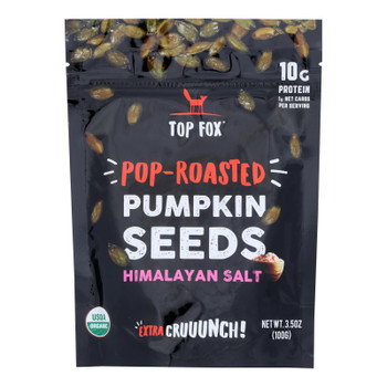 Top Fox - Pumpkin Seed Hmlyn Salt Rs - Case of 6-3.5 OZ Top Fox - Pumpkin Seed Hmlyn Salt Rs - Case of 6-3.5 OZ