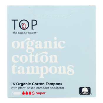 Top The Organic Project - Tampon Super Applicator - 1 Each 1-16 CT Top The Organic Project - Tampon Super Applicator - 1 Each 1-16 CT