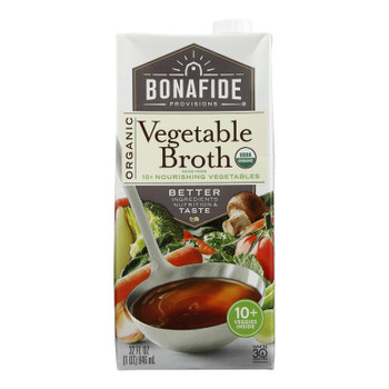 Bonafide Provisions - Broth Vegetable - Case of 6-32 OZ Bonafide Provisions - Broth Vegetable - Case of 6-32 OZ