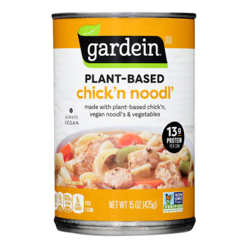 Gardein - Soup Chicken Noodle Plant-based - Case of 12-15 OZ Gardein - Soup Chicken Noodle Plant-based - Case of 12-15 OZ