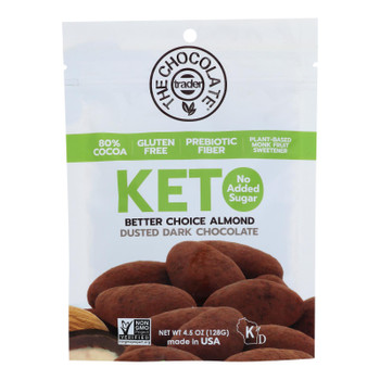 The Chocolate Trader - Keto Snks Chocolate Dstd Almnd - Case of 6-4.5 OZ The Chocolate Trader - Keto Snks Chocolate Dstd Almnd - Case of 6-4.5 OZ
