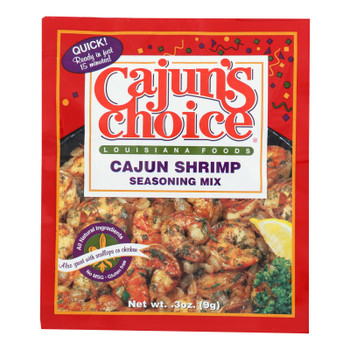 Cajun Choice - Mix Shrimp Seasoning - Case of 12 - .3 OZ