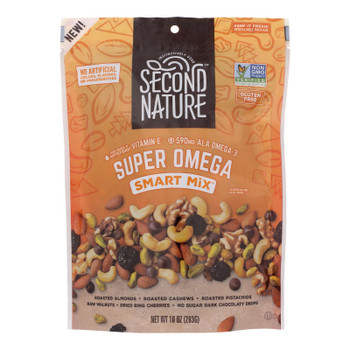 Second Nature - Nut Medley Super Omega Smart Mix - Case of 6-10 OZ