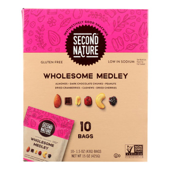 Second Nature - Nut Medley Wholesome - Case of 4-10/1.5 Second Nature - Nut Medley Wholesome - Case of 4-10/1.5