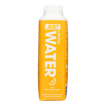 Just Water - Spring Water Lemon Infused - Case of 12-16.9 FZ Just Water - Spring Water Lemon Infused - Case of 12-16.9 FZ