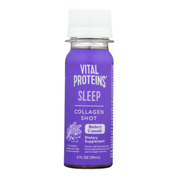 Vital Proteins - Collgn Shot Sleep Blueberry Lavender - Case of 6-2 OZ