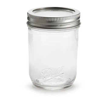 Ball Canning - Jars Smooth Sided - Case of 12 - 8 OZ