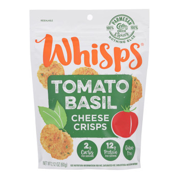 Cello - Cheese Crisps Tomato Basil - Case of 12 - 2.12 OZ