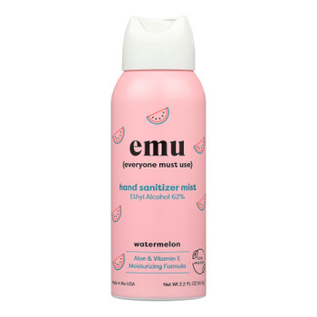 Emu - Hand Sanitizer Watermelon Mist - Case of 6-2.2 OZ