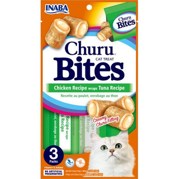 Inaba - Cat Treat Churu Chicken Tuna - Case of 8-1.05 OZ Inaba - Cat Treat Churu Chicken Tuna - Case of 8-1.05 OZ