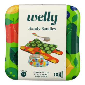 Welly First Aid - Bandages Fruit & Veggie - 1 Each -24 Count Welly First Aid - Bandages Fruit & Veggie - 1 Each -24 Count