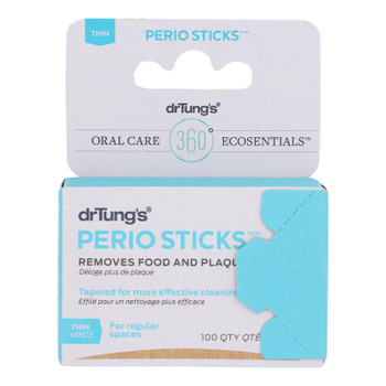 Dr. Tung's - Perio Sticks Thin - Case of 6-100 Count Dr. Tung's - Perio Sticks Thin - Case of 6-100 Count