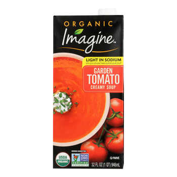 Imagine Foods - Soup Creamy Tomato Light Sodium - Case of 6-32 fz Imagine Foods - Soup Creamy Tomato Light Sodium - Case of 6-32 fz