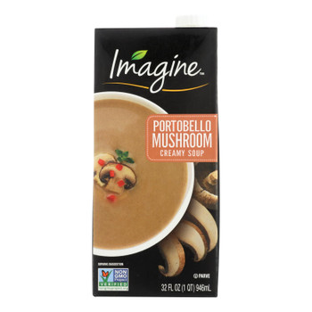 Imagine Foods - Soup Creamy Portobello Mushroom - Case of 6-32 FZ Imagine Foods - Soup Creamy Portobello Mushroom - Case of 6-32 FZ