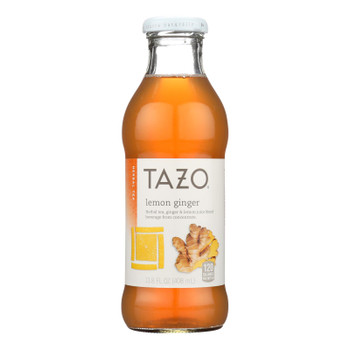 Tazo Tea - Ice Tea Lemon Ginger - Case of 12-13.8 FZ