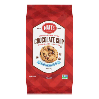 Matt's Cookies - Cookies Chocolate Chip - Case of 6-10.5 OZ Matt's Cookies - Cookies Chocolate Chip - Case of 6-10.5 OZ